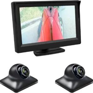 5インチ AHD 1080P 2カメラ 録画対応セット AN-TA02 ブラック