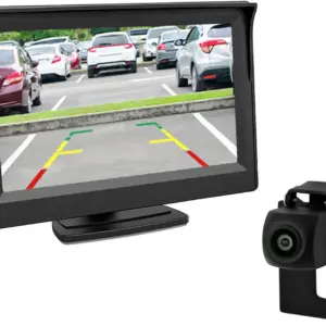 5インチ AHD 1080P モニター＋カメラセット AN-TB01（ナンバープレート取付）