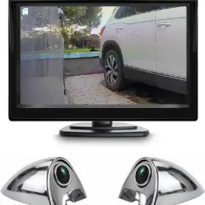 5インチ AHD 1080P 電子バックミラーセット AN-TD02 メッキ