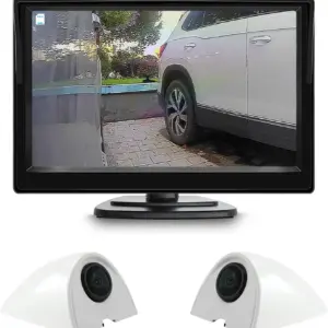 5インチ AHD 1080P 電子バックミラーセット AN-TD02 ホワイト