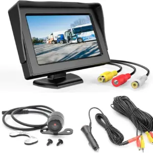 4.3インチ モニター＋カメラセット AN-TK01（2入力対応）
